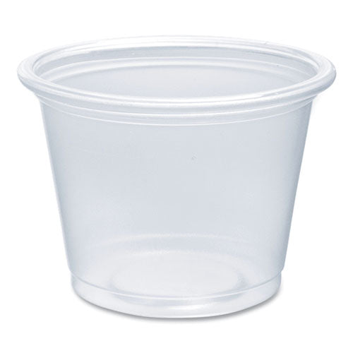 Conex Complements Portion/medicine Cups, 1 Oz, Plastic, Clear, 125/bag, 20 Bags/carton