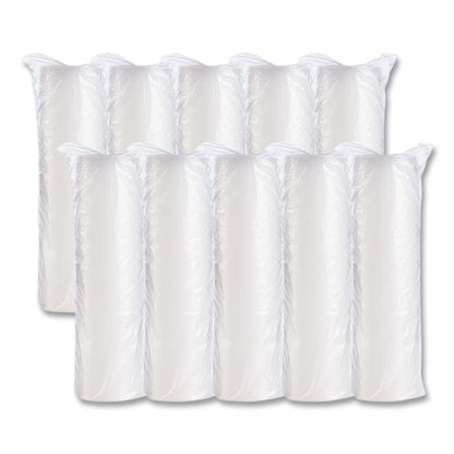 Plastic Cold Cup Lids, Fits 10 Oz Cold Cups, Translucent, 100/pack, 10 Packs/carton
