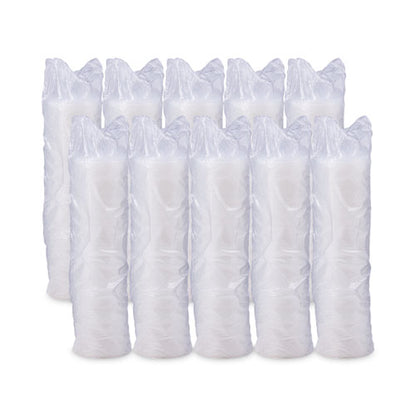 Lift N' Lock Plastic Hot Cup Lids, With Straw Slot, Fits 10 Oz To 14 Oz Hot Cups, Translucent, 100/sleeve, 10 Sleeves/carton