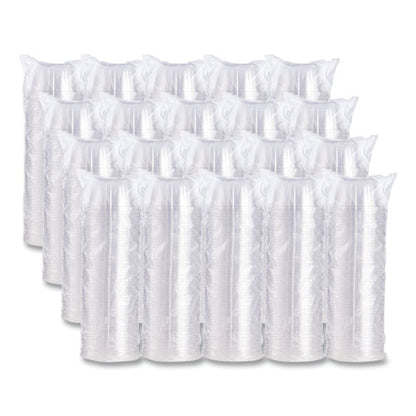 D-t Sundae/cold Cup Lids, Fits 6 Oz/8 Oz/12 Oz Cold Cups, Plastic, Clear, 50/pack, 20 Packs/carton