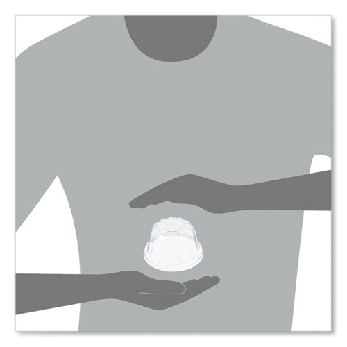 D-t Sundae/cold Cup Lids, Fits 6 Oz/8 Oz/12 Oz Cold Cups, Plastic, Clear, 50/pack, 20 Packs/carton
