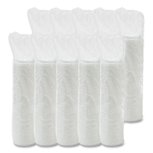 Cappuccino Dome Sipper Lids, Fits 12 Oz To 24 Oz Hot Cups, Plastic, White, 1,000/carton