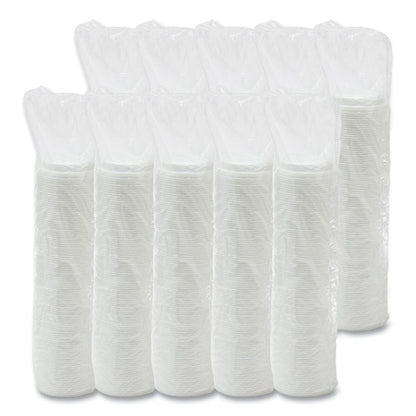 Cappuccino Dome Sipper Lids, Fits 12 Oz To 24 Oz Hot Cups, Plastic, White, 1,000/carton