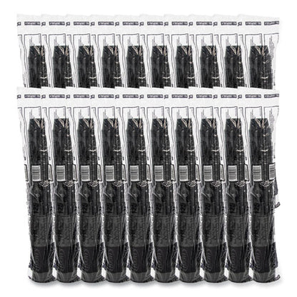 Conex Complements Portion/medicine Cups, 2 Oz, Plastic, Black, 125/bag, 20 Bags/carton