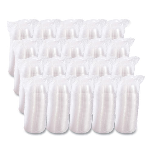 D-t Sundae/cold Cup Lids, Fits 5 Oz To 32 Oz Cold Cups, Plastic, Clear, 50/pack, 20 Packs/carton
