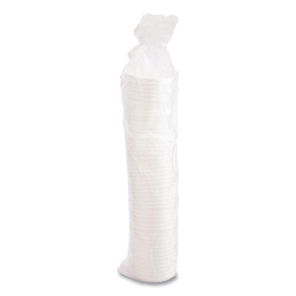 Vented Foam Lids, Fits 6 Oz To 32 Oz Hot Cups, White, 50/pack, 10 Packs/carton