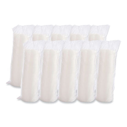 Cold Cup Lids, Fits 8 Oz To 32 Oz Cold Cups/containers, Plastic, Translucent, 100/sleeve, 10 Sleeves/carton