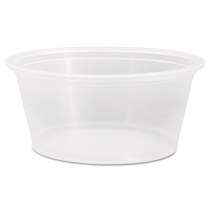 Conex Complements Portion/medicine Cups, 3.25 Oz, Plastic, Clear, 125/bag, 20 Bags/carton