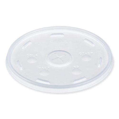 Lids For Foam Cups And Containers, Fits 32 Oz/44 Oz/60 Oz Hot Cups, Plastic, Translucent, 1,000/carton