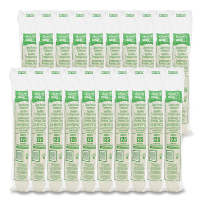 Conex Complements Portion/medicine Cups, 4 Oz, Plastic, Clear, 125/bag, 20 Bags/carton