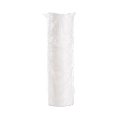 Plastic Lids, Vented, Fits 8 Oz To 10 Oz Hot/cold Foam Cups, White, 100/pack, 10 Packs/carton