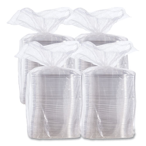 Presentabowls Pro Clear Square Lids For 24 Oz To 32 Oz Bowls, 8.5 X 8.5 X 0.5, Clear, Plastic, 63/bag, 4 Bags/carton