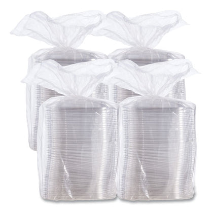 Presentabowls Pro Clear Square Lids For 24 Oz To 32 Oz Bowls, 8.5 X 8.5 X 0.5, Clear, Plastic, 63/bag, 4 Bags/carton