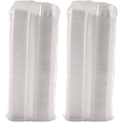 Clearpac Safeseal Tamper-resistant/evident Containers, Domed Lid, 16 Oz, Clear, Plastic, 100/bag, 2 Bags/carton