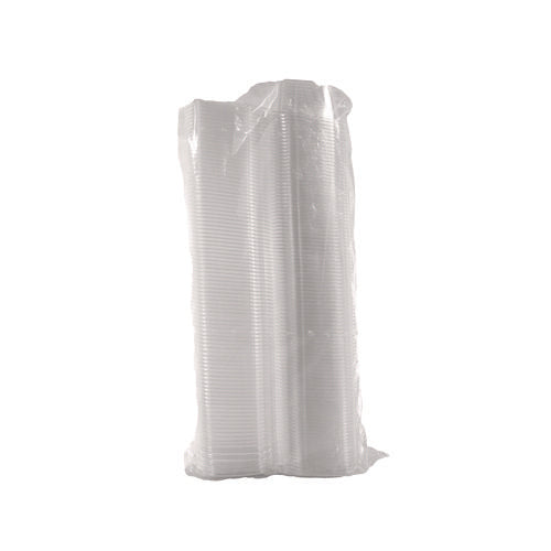 Clearpac Safeseal Tamper-resistant/evident Containers, Flat Lid, 16 Oz, Clear, Plastic, 100/bag, 2 Bags/carton