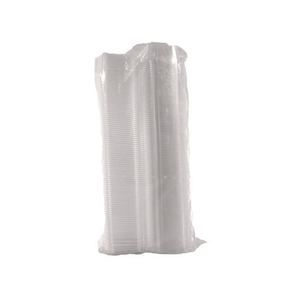 Clearpac Safeseal Tamper-resistant/evident Containers, Flat Lid, 16 Oz, Clear, Plastic, 100/bag, 2 Bags/carton