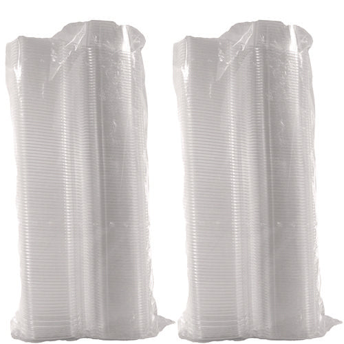 Clearpac Safeseal Tamper-resistant/evident Containers, Flat Lid, 16 Oz, Clear, Plastic, 100/bag, 2 Bags/carton