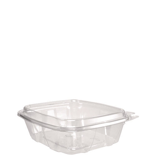 Clearpac Safeseal Tamper-resistant/evident Containers, Domed Lid, 24 Oz, Clear, Plastic, 100/bag, 2 Bags/carton