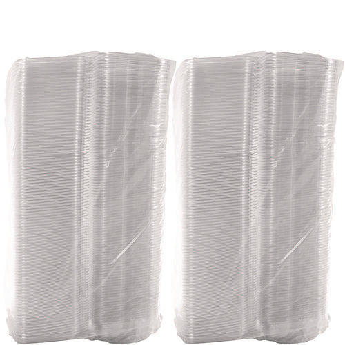 Clearpac Safeseal Tamper-resistant/evident Containers, Domed Lid, 24 Oz, Clear, Plastic, 100/bag, 2 Bags/carton