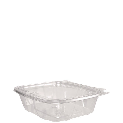Clearpac Safeseal Rpet Tamper-resistant Container, Proplanet Seal, Flat Lid, 24 Oz, Clear, 100/bag, 2 Bags/carton