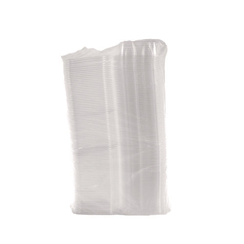 Clearpac Safeseal Rpet Tamper-resistant Container, Proplanet Seal, Flat Lid, 24 Oz, Clear, 100/bag, 2 Bags/carton