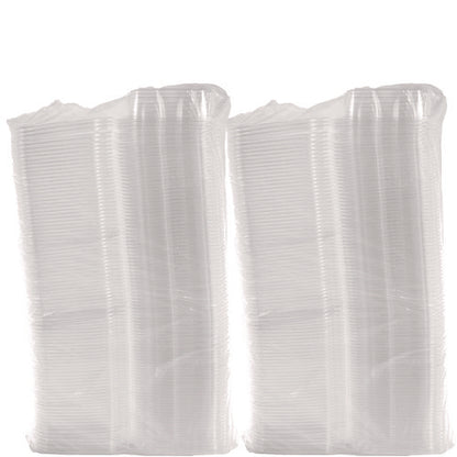Clearpac Safeseal Rpet Tamper-resistant Container, Proplanet Seal, Flat Lid, 24 Oz, Clear, 100/bag, 2 Bags/carton