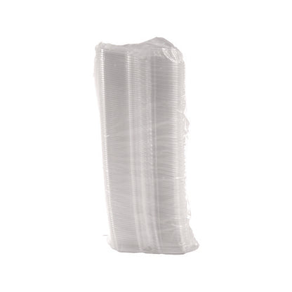 Clearpac Safeseal Tamper-resistant/evident Containers, Domed Lid, 8 Oz, Clear, Plastic, 100/bag, 2 Bags/carton