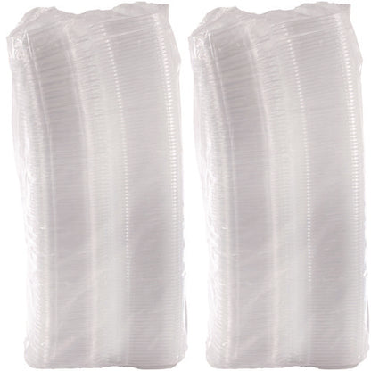 Clearpac Safeseal Tamper-resistant/evident Containers, Flat Lid, 8 Oz, Clear, Plastic, 100/bag, 2 Bags/carton