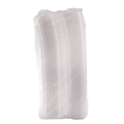 Clearpac Safeseal Tamper-resistant/evident Containers, Flat Lid, 8 Oz, Clear, Plastic, 100/bag, 2 Bags/carton
