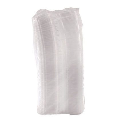 Clearpac Safeseal Tamper-resistant/evident Containers, Flat Lid, 8 Oz, Clear, Plastic, 100/bag, 2 Bags/carton