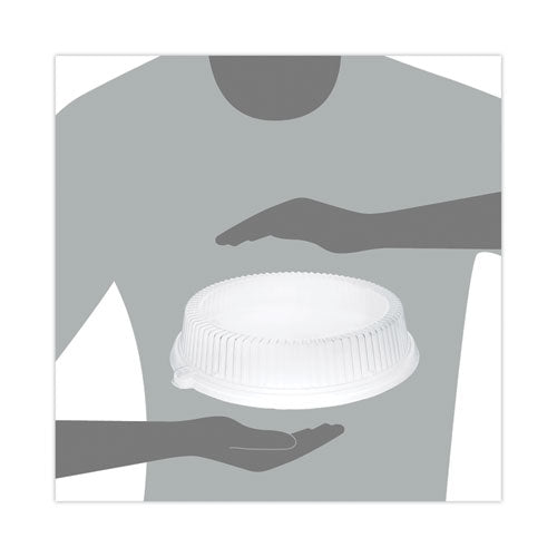 Dome Covers, For 10" Disposable Plates, Clear, Plastic, 500/carton