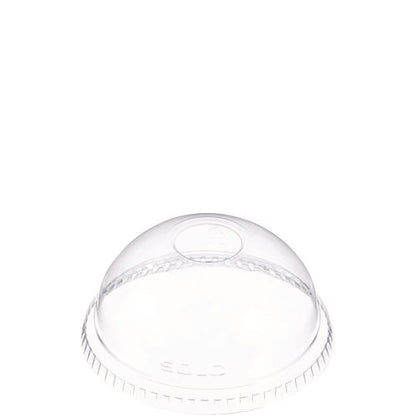 Dome-top Cold Cup Lids, Fits 16 Oz Cold Cups, Plastic, Clear, 1,000/carton