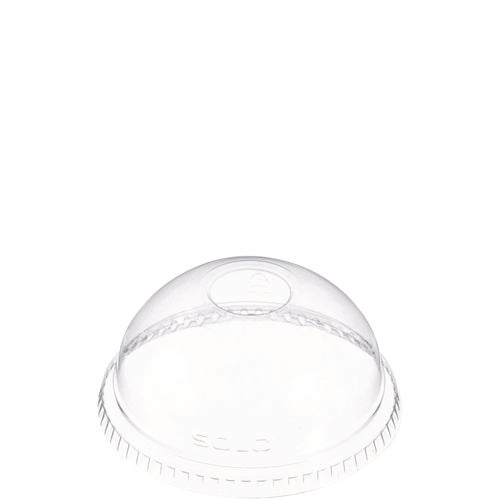 Dome-top Cold Cup Lids, Fits 16 Oz Cold Cups, Plastic, Clear, 1,000/carton