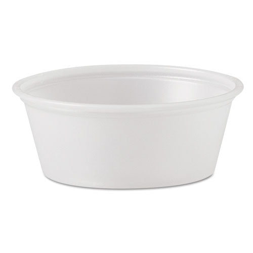 Polystyrene Portion Cups, 1.5 Oz, Plastic, Translucent, 2,500/carton