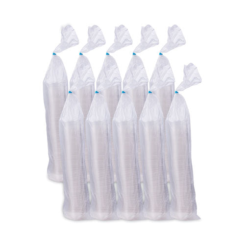 Single Compartment Cup Insert, 3.5 Oz, Plastic, Clear, 1,000/carton