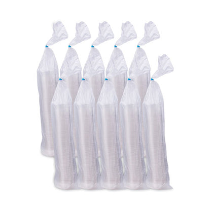 Single Compartment Cup Insert, 3.5 Oz, Plastic, Clear, 1,000/carton