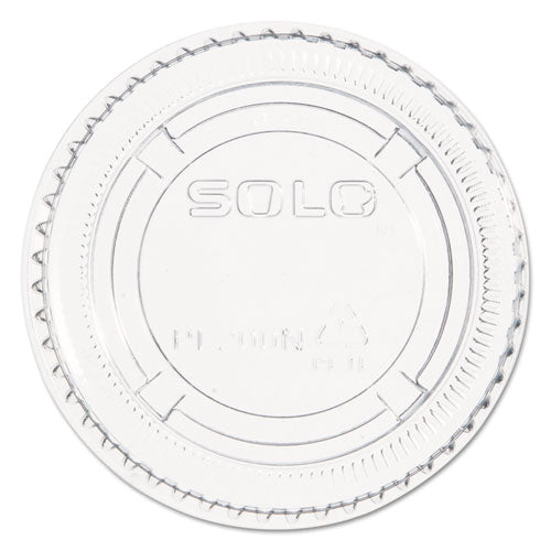 Portion/souffle Cup Lids, Fits 1.5 Oz To 2.5 Oz Portion Cups, Plastic, Clear, 2,500/carton