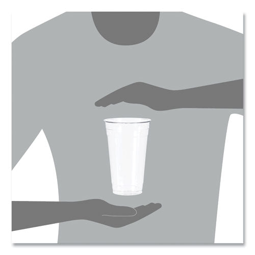 Ultra Clear Pet Cold Cups, 24 Oz, Plastic, Clear, 50/sleeve, 12 Sleeves/carton