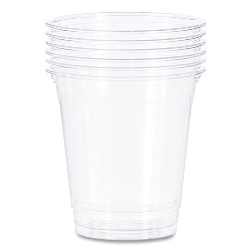 Ultra Clear Pet Cups, Practical Fill, 12 Oz To 14 Oz, Plastic, 50/bag, 20 Bags/carton