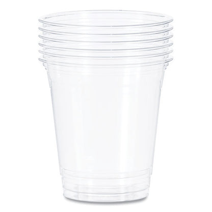 Ultra Clear Pet Cups, Practical Fill, 12 Oz To 14 Oz, Plastic, 50/bag, 20 Bags/carton