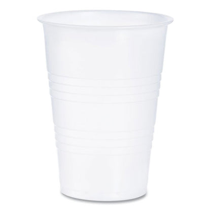 High-impact Polystyrene Cold Cups, 10 Oz, Plastic, Translucent, 100/sleeve, 25 Sleeves/carton