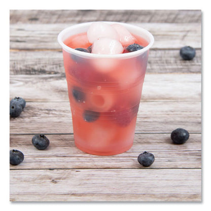 High-impact Polystyrene Cold Cups, 10 Oz, Plastic, Translucent, 100/sleeve, 25 Sleeves/carton