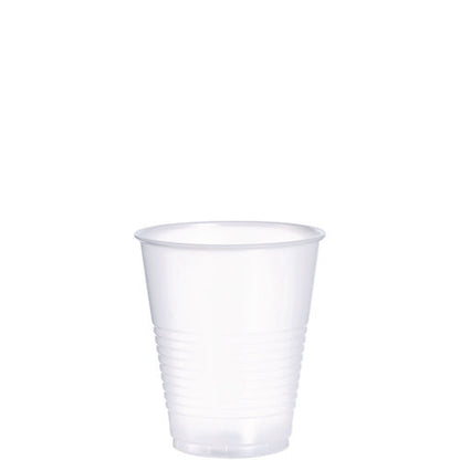 High-impact Polystyrene Squat Cold Cups, 12 Oz, Plastic, Translucent, 50/pack