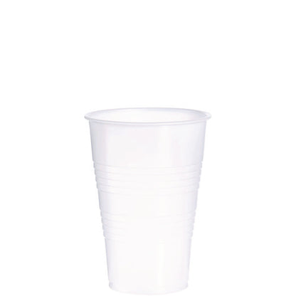 High-impact Polystyrene Cold Cups, 16 Oz, Plastic, Translucent, 50/sleeve, 20 Sleeves/carton