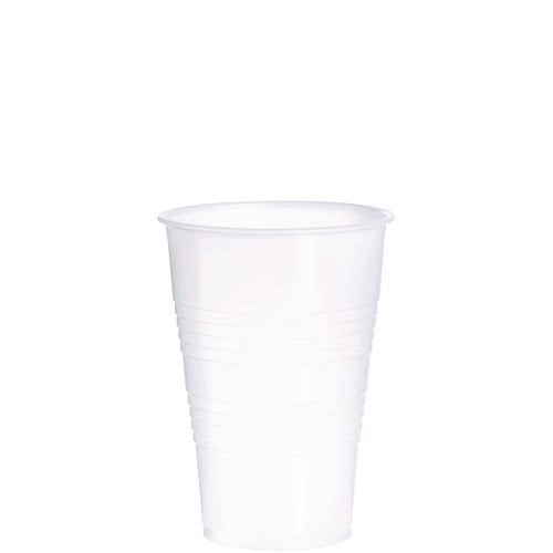 High-impact Polystyrene Cold Cups, 16 Oz, Plastic, Translucent, 50/sleeve, 20 Sleeves/carton