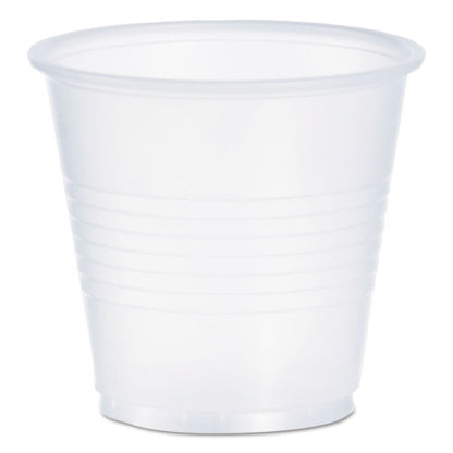 High-impact Polystyrene Cold Cups, 3.5 Oz, Plastic, Translucent, 100/pack