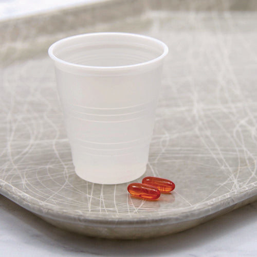 High-impact Polystyrene Cold Cups, 5 Oz, Plastic, Translucent, 100/sleeve, 25 Sleeves/carton