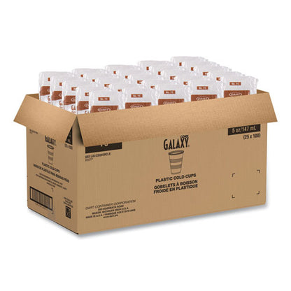 High-impact Polystyrene Cold Cups, 5 Oz, Plastic, Translucent, 100/pack