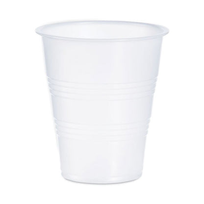 High-impact Polystyrene Cold Cups, 7 Oz, Plastic, Translucent, 100/sleeve, 25 Sleeves/carton