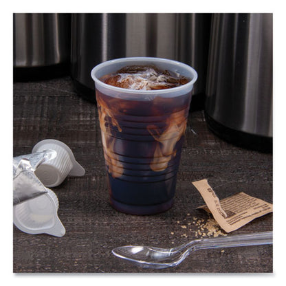 High-impact Polystyrene Cold Cups, 7 Oz, Plastic, Translucent, 100/pack